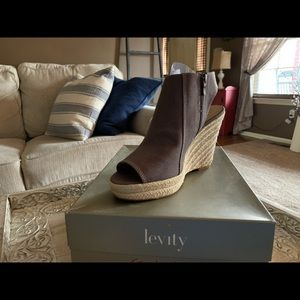 Espadrille Canvas Open-toe Sandal -Sz 9